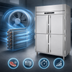 Thumbnail image #3 for Victory UltraSpec™ FS-2D-S1-EW-PT-HD-HC Extra Wide Pass-Thru Solid Half-Door Freezer