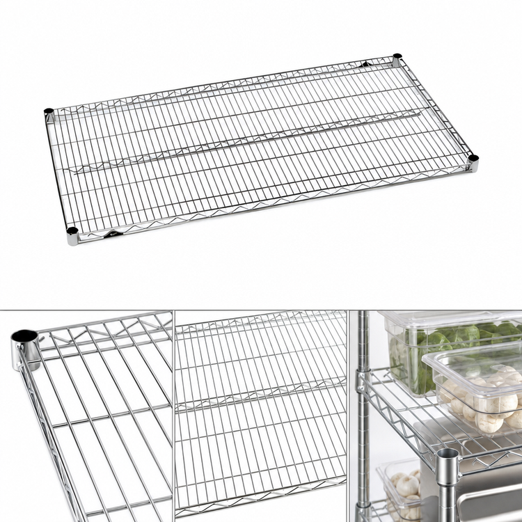 Product image #3 for Metro Super Erecta 30 in. x 21 in. Stainless Steel Open Wire Shelf