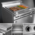 Thumbnail image #3 for Titan JTRH-36IP-36C Heavy Duty 36-Inch Gas Range with Plancha Top and Convection Oven