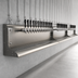 Thumbnail image #3 for Perlick 15-Faucet Wall-Mount Glycol-Cooled Modular Draft Beer Dispensing Tower, Rear Lead-Out
