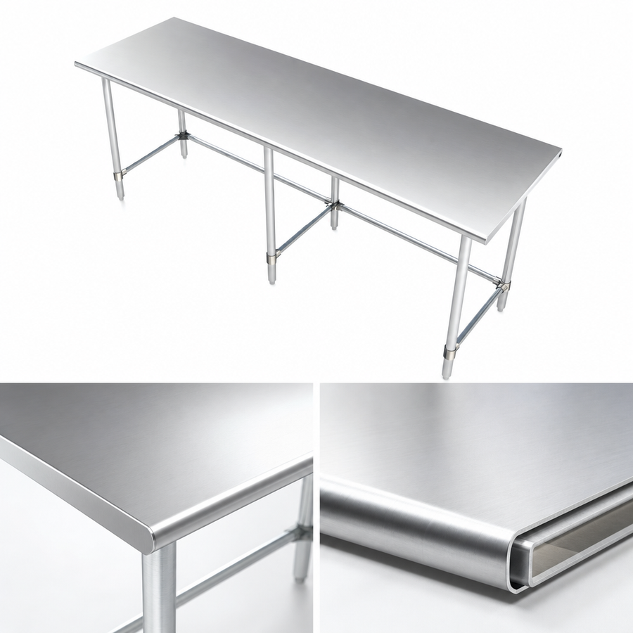 18/400 Stainless Steel Reinforced Top