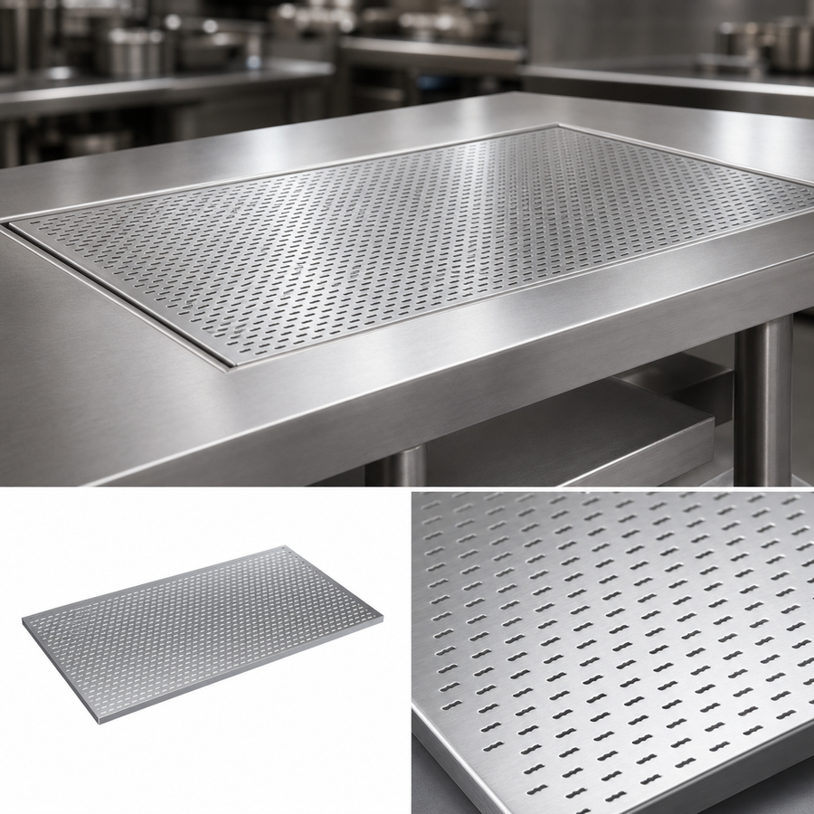 Perforated Stainless Top