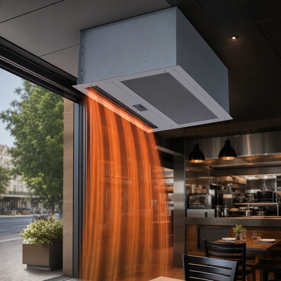 Electric Heated Air Curtain