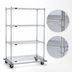 Thumbnail image #3 for Eagle Group 4-Tier Chrome-Plated Wire Dolly Truck with 48