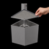 Thumbnail image #3 for Glastender Underbar Outside Wedge Corner Drainboard, 45° Angle, 24-Inch Deep, Stainless Steel, No Legs