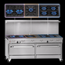 Thumbnail image #3 for Ultimate 60-Inch Gas Restaurant Range with 9 Open Burners and 2 Standard Ovens