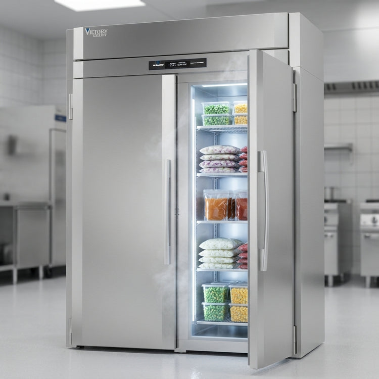 Product image #2 for UltraSpec™ FIS-2D-S1-XH-HC Two-Section Extra High Roll-In Freezer