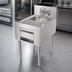 Thumbnail image #4 for Perlick Top Shelf 18-Inch Wide x 24-Inch Deep Full-Depth Freestanding Underbar Hand Sink with Integrated Soap and Paper Towel Dispensers