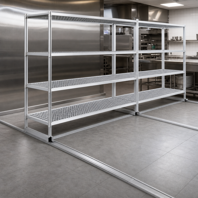 Product image #3 for Eagle Group Floor-Trak Double-Deep 7 Ft. Aluminum Floor Track Kit