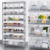 Thumbnail image #3 for Quantum Stationary Bin Wire Shelving System with 32 Clear Bins, 36 x 24 x 74 Inches, Chrome Plated