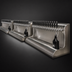 Thumbnail image #3 for Perlick 4076BK10 10-Faucet Modular Wall-Mount Glycol-Cooled Draft Beer Dispensing Tower