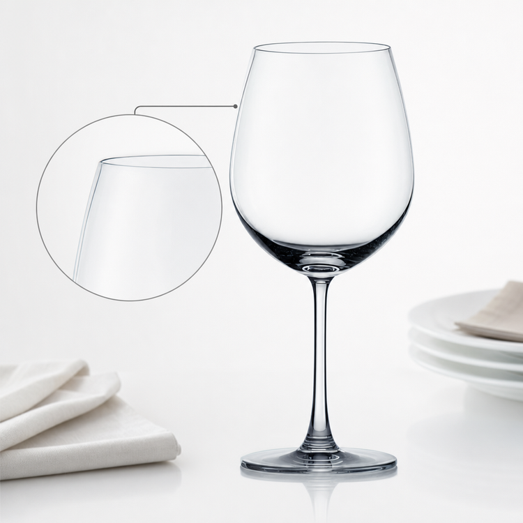 Product image #3 for Ocean Madison Bordeaux Stemmed Red Wine Glass, 20 oz., Clear Glass