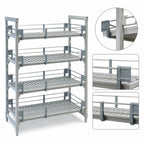 Thumbnail image #3 for Cambro Camshelving® Premium CPR2460151 Full Shelf Rail Kit, 24" Deep x 60" Long, 4-1/4" High, Soft Gray Polypropylene
