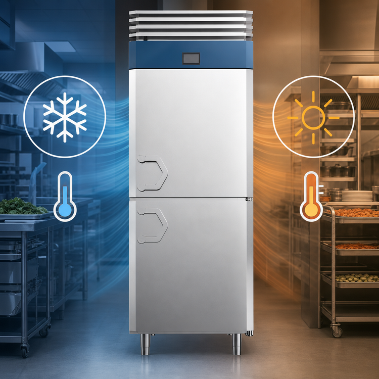 Product image #4 for Irinox CP Next Up 2-Section Double-Door Refrigerated Holding Cabinet