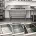 Thumbnail image #3 for Advance Tabco Floor Model Fabricated 3-Compartment Sink with 24-Inch Left and Right Drainboards, 16-Gauge 304 Stainless Steel