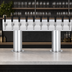 Thumbnail image #3 for Micro Matic 30-Inch Wide Double Pedestal Countertop Air-Cooled Draft Beer Tower with 10 Faucets