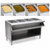 Thumbnail image #3 for Spec-Master Sealed Well Electric Open Front Hot Food Table with 4 Wells, 63-1/2 Inch