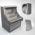 Thumbnail image #3 for Howard-McCray 35E Series Curved Open-Air Cooler Merchandiser, 39-Inch W x 44-Inch H, Self-Contained Refrigeration