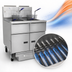 Thumbnail image #3 for Pitco Solstice SG14-2FD Gas Fryer System with Under-Fryer Filter Drawer, 2 x 50 lb. Tanks, 220,000 BTU