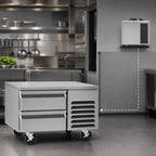 Thumbnail image #3 for Southbend (Middleby) Platinum 30072RSB 72-Inch Low-Height Remote Freezer Base with 4 Self-Closing Drawers