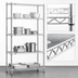 Thumbnail image #3 for Eagle Group Redipak Stationary 4-Tier Wire Shelving Unit, 36