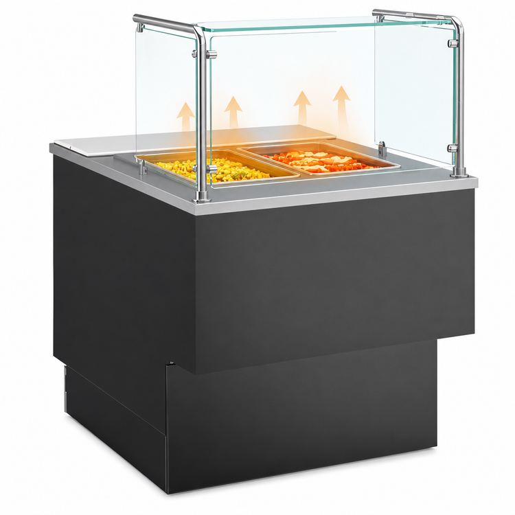 Product image #3 for Structural Concepts Grocerant FB3S-2H Heated Service Food Bar, 2 Wells, Full Service, 36 Inch, 208V