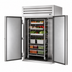 Thumbnail image #3 for True SPEC SERIES Two-Section Roll-In Solid Swing Door Refrigerator, 89 Inch H, Self-Contained, Stainless Steel Front and Aluminum Sides