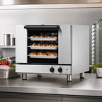 Thumbnail image #3 for Moffat Turbofan E22M3 Half-Size Manual Electric Countertop Convection Oven, 3-Pan Capacity, 110-120V