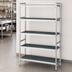 Thumbnail image #3 for Fermostock 5-Tier Starter Shelving Unit with Removable Polymer Inserts, 35