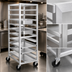 Thumbnail image #3 for Channel Manufacturing UTR-5 Aluminum Standard Series End-Load Bun Pan / Steam Table Pan Rack, 5-Position, 20.5 x 26 x 36 Inches