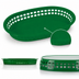 Thumbnail image #3 for Winco Green Poly-Plastic Flat Bottom Platter Basket, 10-3/4 x 7-1/4 x 1-1/2 Inches