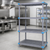 Thumbnail image #3 for Quantum Millenia 72-Inch Wide 4-Shelf Stationary Polymer Shelving Starter Unit