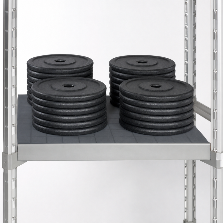 Product image #3 for Fermostock 26 Inch x 18 Inch Horizontal Solid Polymer Shelf
