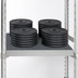 Thumbnail image #3 for Fermostock 26 Inch x 18 Inch Horizontal Solid Polymer Shelf