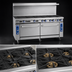 Thumbnail image #3 for Imperial Pro Series 72-Inch Gas Restaurant Range with 12 Burners, Convection Oven and Standard Oven