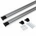 Thumbnail image #3 for Quantum Single Unit Floor Track Assembly Kit for Commercial Shelving, 2 x 20-Foot V-Groove Aluminum Tracks