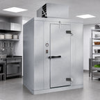Thumbnail image #3 for Kolpak Polar-Pak P7-1206-CT Indoor Walk-In Cooler, 12' x 6' x 7' 6", Top-Mounted Self-Contained Refrigeration, Included Floor, Galvalume
