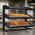 Thumbnail image #3 for Hatco HXMS-30D 30-Inch Countertop Slanted Heated Merchandiser Warmer with Dual Shelves and LED Lighting