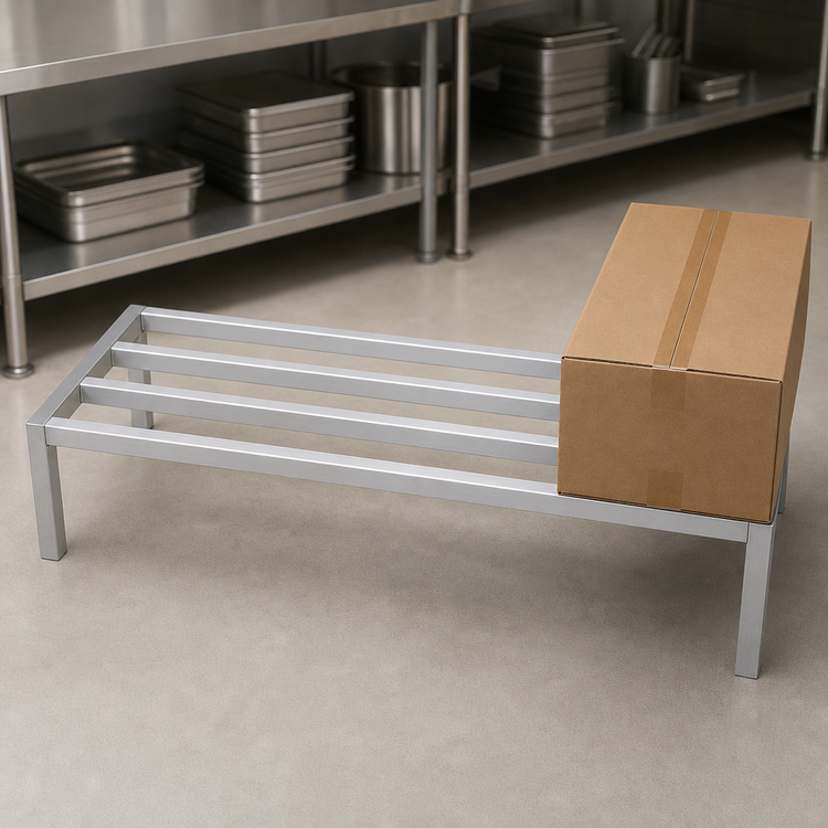 Product image #3 for Channel Manufacturing Promo Series Tubular Aluminum Dunnage Rack, 60 x 24 x 12 Inches