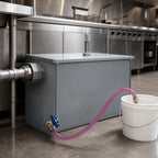 Thumbnail image #3 for Dormont Manufacturing Watts Grease Interceptors WD-20-A Semi-Automatic Draw-Off Grease Interceptor, 20 GPM, 40 lb Capacity