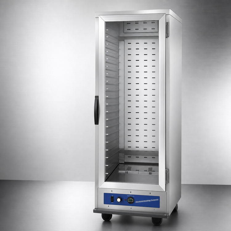 Product image #3 for CookRite Insulated Economy Warming & Holding Cabinet with Clear Door, 24-Pan Capacity, 120V