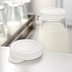 Thumbnail image #3 for American Metalcraft CAP3 Clear Plastic Milk Bottle Cap for GMB3, 1-1/2 Inch Diameter x 3/8 Inch High Case of 48