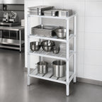 Thumbnail image #3 for Channel Manufacturing BA2054 54"W x 20"D T-Bar Adjustable Aluminum Shelf, 900 lb. Capacity