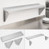 Thumbnail image #3 for Solid Knock-Down Stainless Steel Wall Shelf, 60 x 12 Inches