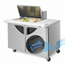 Thumbnail image #3 for Turbo Air Super Deluxe 48-Inch Two-Section Mega Top Sandwich/Salad Prep Table with 12-Pan Opening and 2 Doors