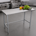 Thumbnail image #3 for Advance Tabco 84-Inch x 30-Inch 16-Gauge 304 Stainless Steel Work Table with Galvanized Base