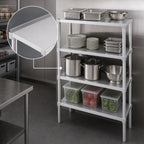 Thumbnail image #3 for Channel Manufacturing SA2460 60 x 24 Inch Solid Aluminum Adjustable Shelf, 500 lb. Capacity