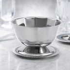 Thumbnail image #3 for Vollrath 46701 Paneled Stainless Steel Sherbet Bowl, Mirror Finish, Gadroon Base, 16 oz. Case of 12