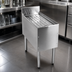 Thumbnail image #3 for CHOICE 18-Inch Freestanding Underbar Drainboard, 24-Inch Deep, Stainless Steel