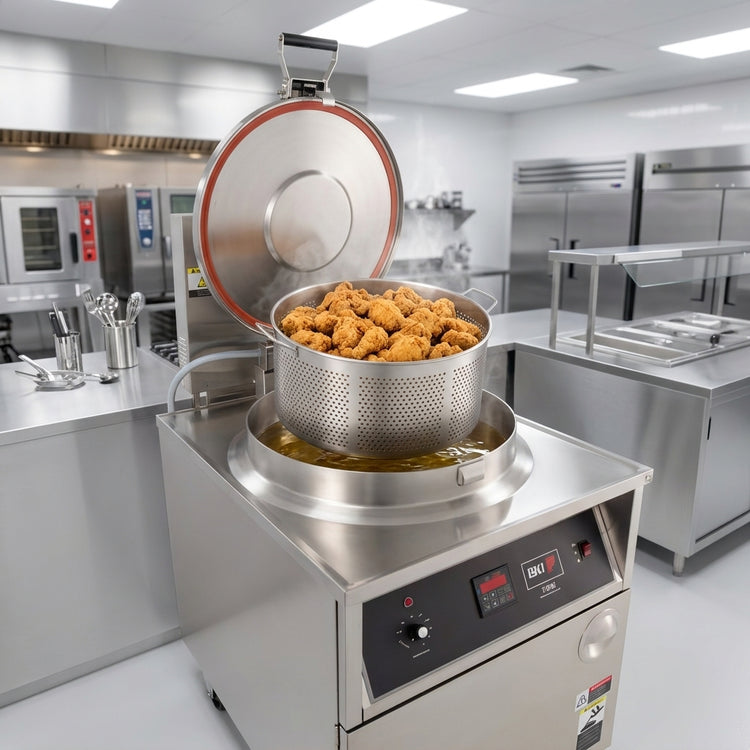 Product image #2 for BKI FKM-FC X-Large Volume Electric Pressure Fryer with Touchpad Controls